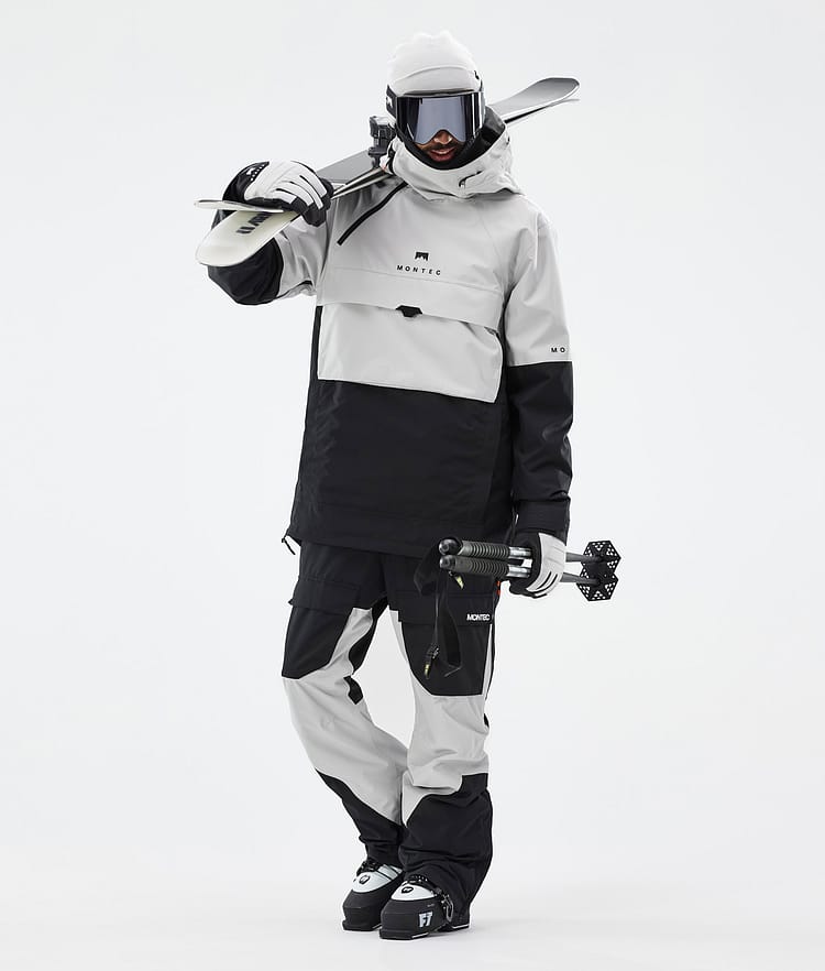 Dune Ski Jacket Men Light Grey/Black, Image 3 of 9