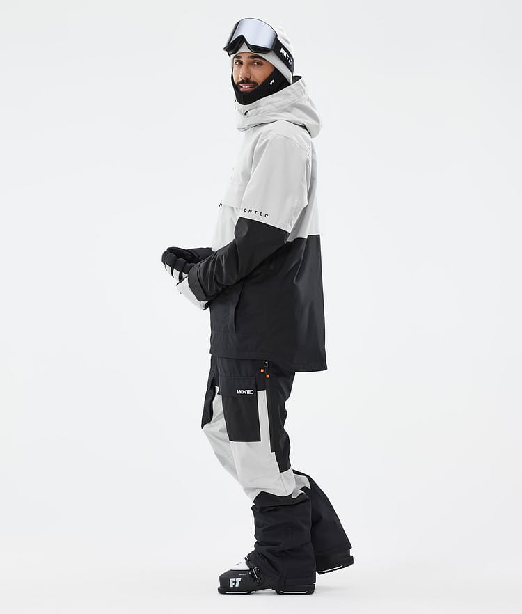 Dune Ski Jacket Men Light Grey/Black, Image 4 of 9