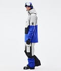 Doom Ski Jacket Men Light Grey/Black/Cobalt Blue, Image 4 of 11