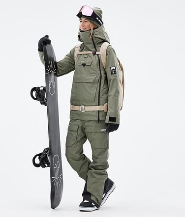 Doom W Snowboard Outfit Dame Greenish