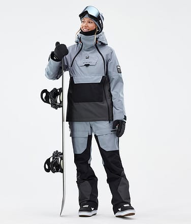 Doom W Snowboard Outfit Dame Soft Blue/Black/Phantom