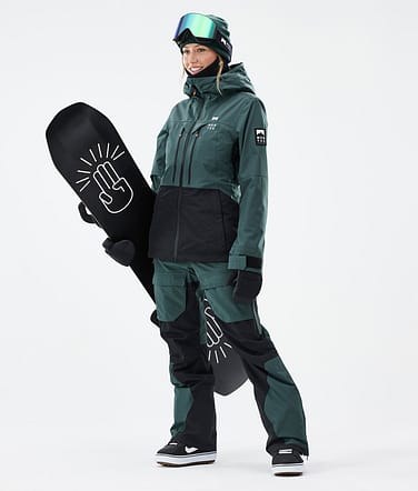 Moss W Snowboard Outfit Dame Dark Atlantic/Black