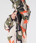 Doom 2019 Kurtka Narciarska Mężczyźni Orange Green Camo, Zdjęcie 7 z 16