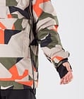 Doom 2019 Kurtka Narciarska Mężczyźni Orange Green Camo, Zdjęcie 10 z 16