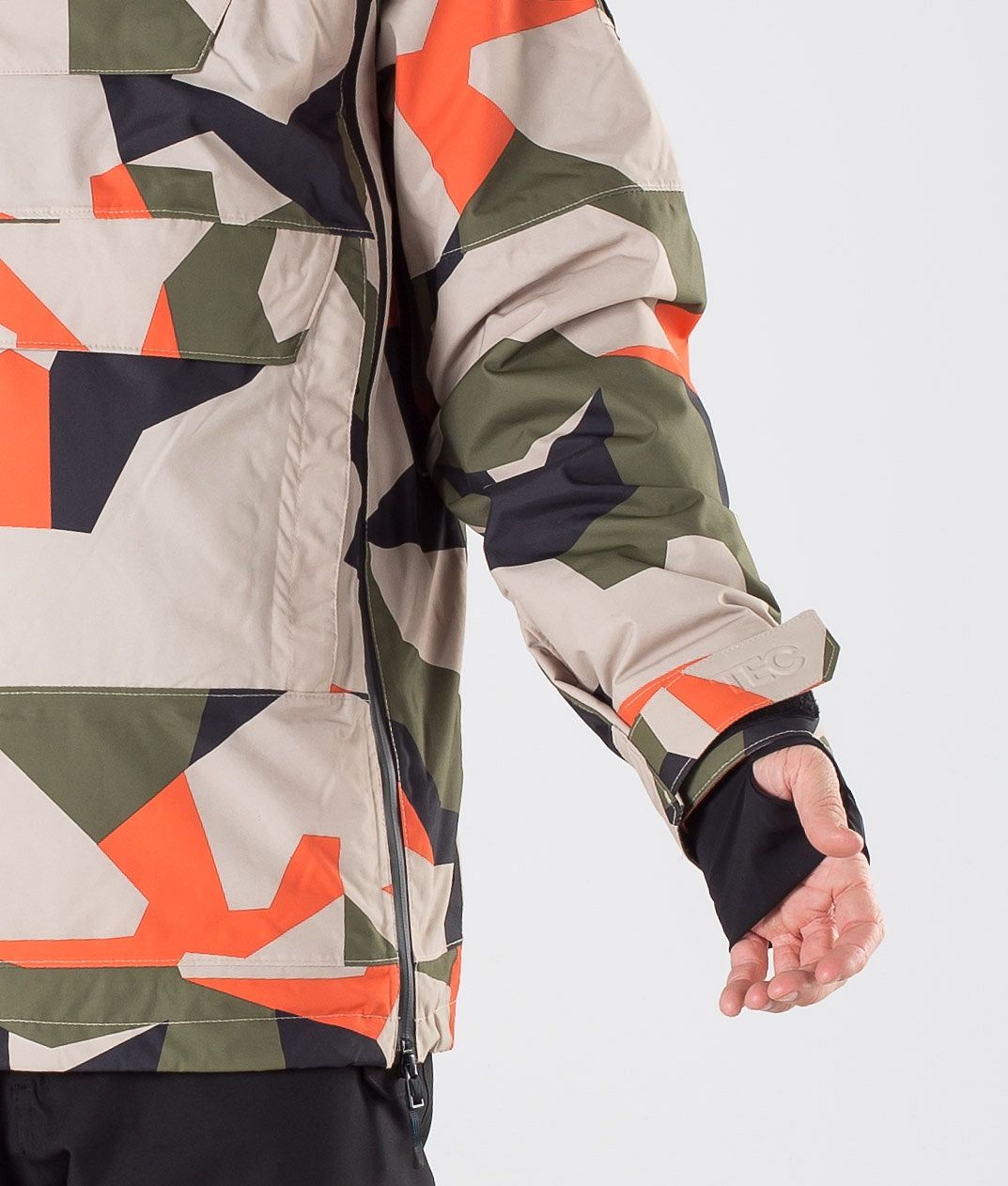 Doom 2019 Kurtka Narciarska Mężczyźni Orange Green Camo, Zdjęcie 10 z 16