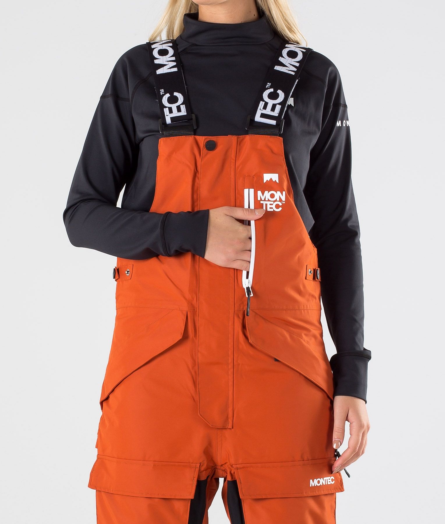 Fawk W 2019 Ski Pants Women Clay/Black, Image 4 of 11
