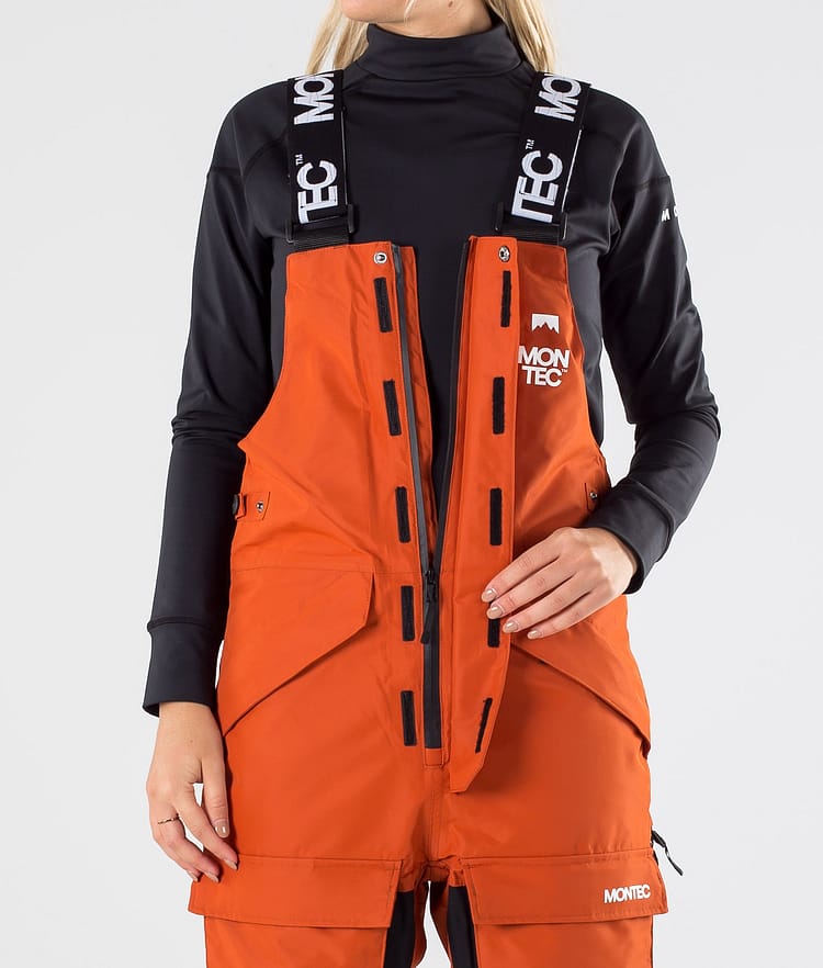Fawk W 2019 Ski Pants Women Clay/Black, Image 8 of 11