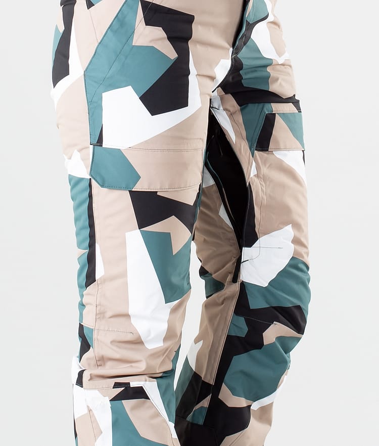 Dune W 2019 Pantalon de Ski Femme Atlantic Camo, Image 4 sur 6