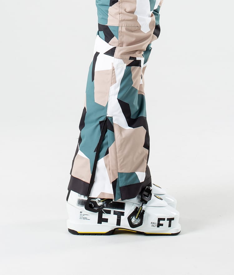 Dune W 2019 Pantalon de Ski Femme Atlantic Camo, Image 5 sur 6