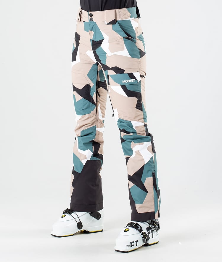 Dune W 2019 Pantalon de Ski Femme Atlantic Camo, Image 1 sur 6