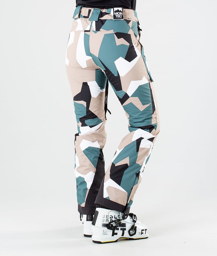 Dune W 2019 Pantalon de Ski Femme Atlantic Camo, Image 2 sur 6