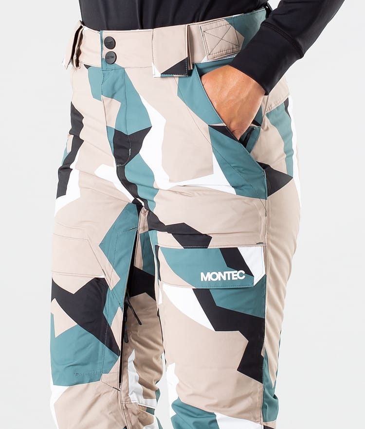 Dune W 2019 Pantalon de Ski Femme Atlantic Camo, Image 3 sur 6
