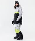 Dune 2020 Veste de Ski Homme Light Grey/Neon Yellow/Black, Image 7 sur 8