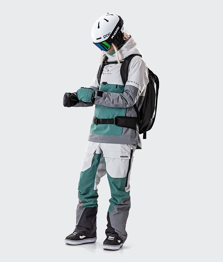 Dune W 2020 Skijacke Damen Light Grey/Atlantic/Light Pearl, Bild 6 von 9