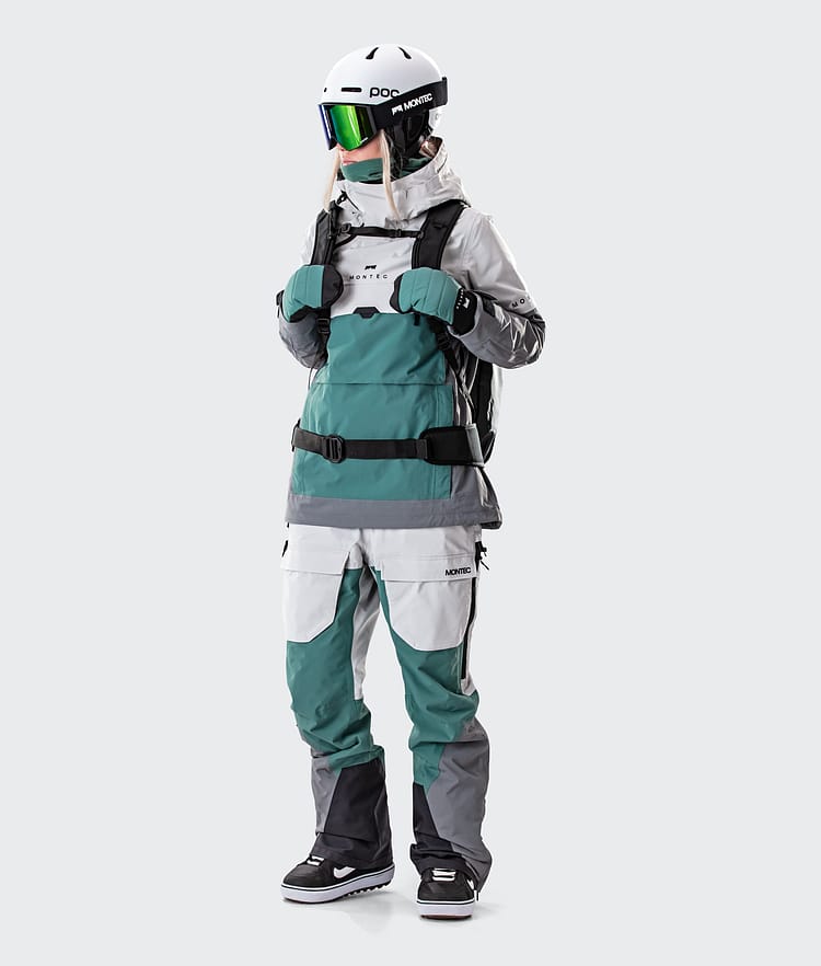 Dune W 2020 Skijacke Damen Light Grey/Atlantic/Light Pearl, Bild 7 von 9