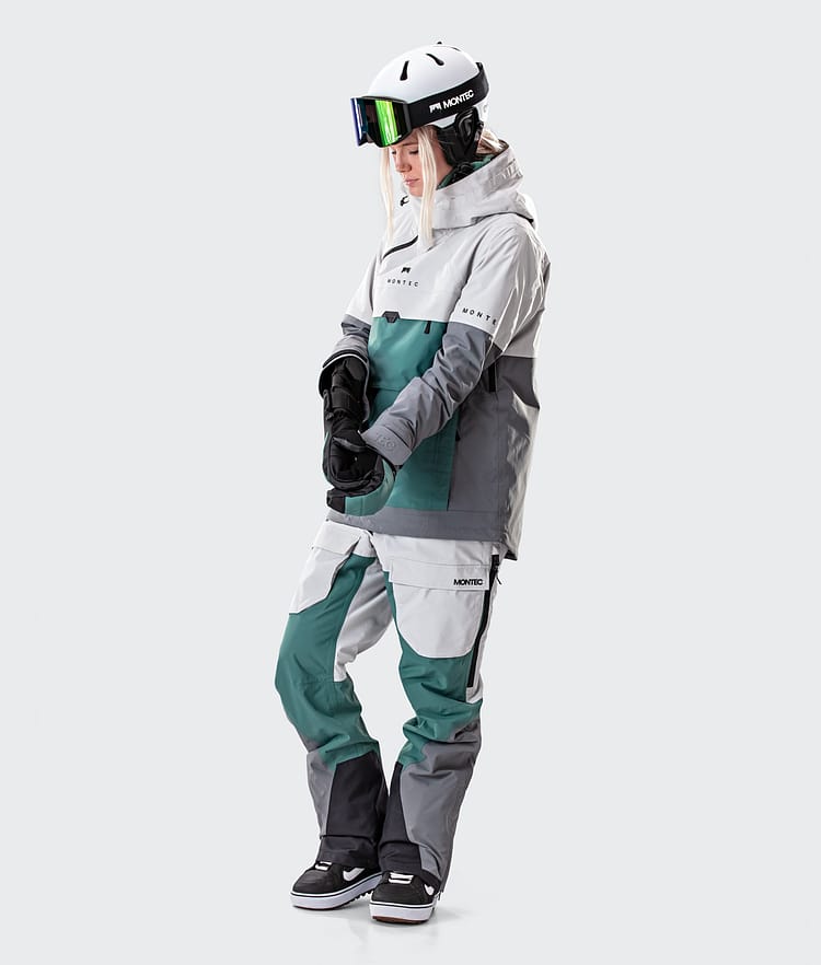 Dune W 2020 Skijacke Damen Light Grey/Atlantic/Light Pearl, Bild 8 von 9