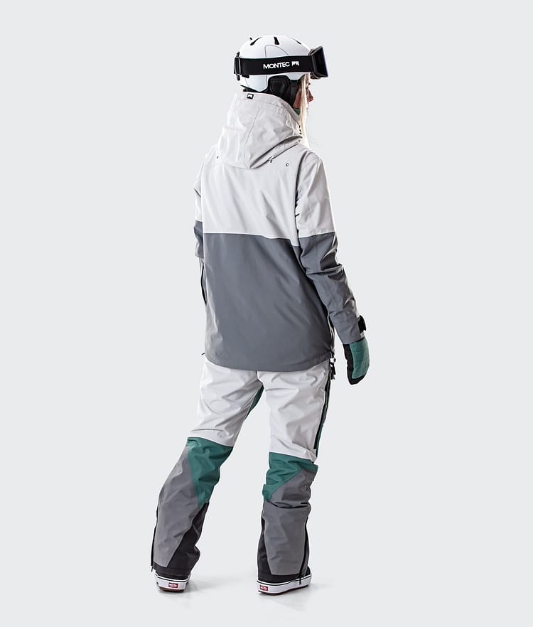 Dune W 2020 Skijacke Damen Light Grey/Atlantic/Light Pearl, Bild 9 von 9