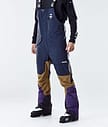 Fawk 2020 スキーパンツ メンズ Marine/Gold/Purple
