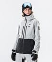 Moss W 2020 Manteau Ski Femme Light Grey/Black