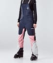 Fawk W 2020 Spodnie Narciarskie Kobiety Marine/Pink/Light Grey