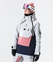 Doom W 2020 Ski jas Dames Light Grey/Pink/Marine