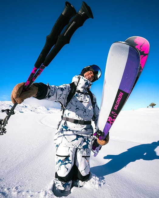 Customer @alvaropenades in Doom Ski Jacket Men Ice