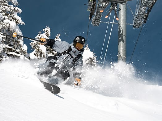 Customer @mathlabatte in Arch Ski Pants Men Soft Blue/Black