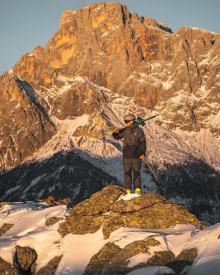 Customer @felixwiemers in Arch Ski Pants Men Metal Blue/Black