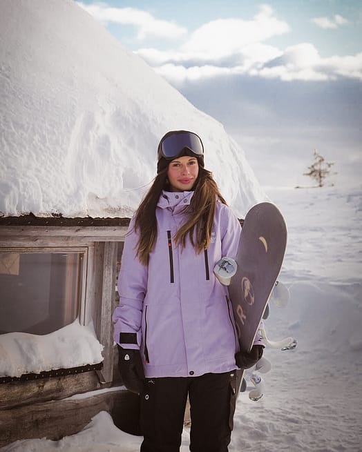 Customer @kamila_novak in Fawk W Ski Jacket Women Faded Violet