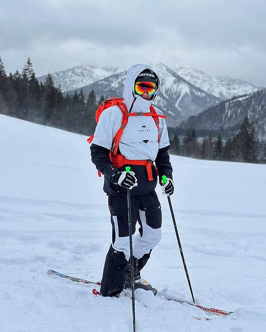 Kunde @severin_fallecker in Dune Skijacke Herren Light Grey/Black