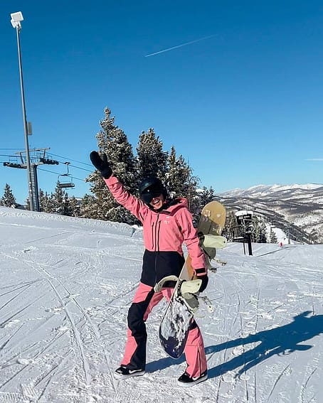 Zákazník @andreapalmisanog v Moss W 2021 Bunda na Snowboard Dámské Pink/Black Renewed