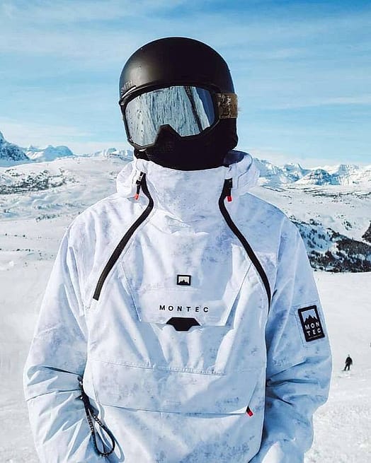 Zákazník @abedyck_ v Doom 2021 Bunda na Snowboard Pánské White Tiedye