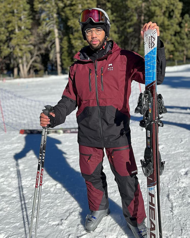Customer @kenthedebonair in Moss 21 Bunda na Snowboard Pánské Burgundy/Black