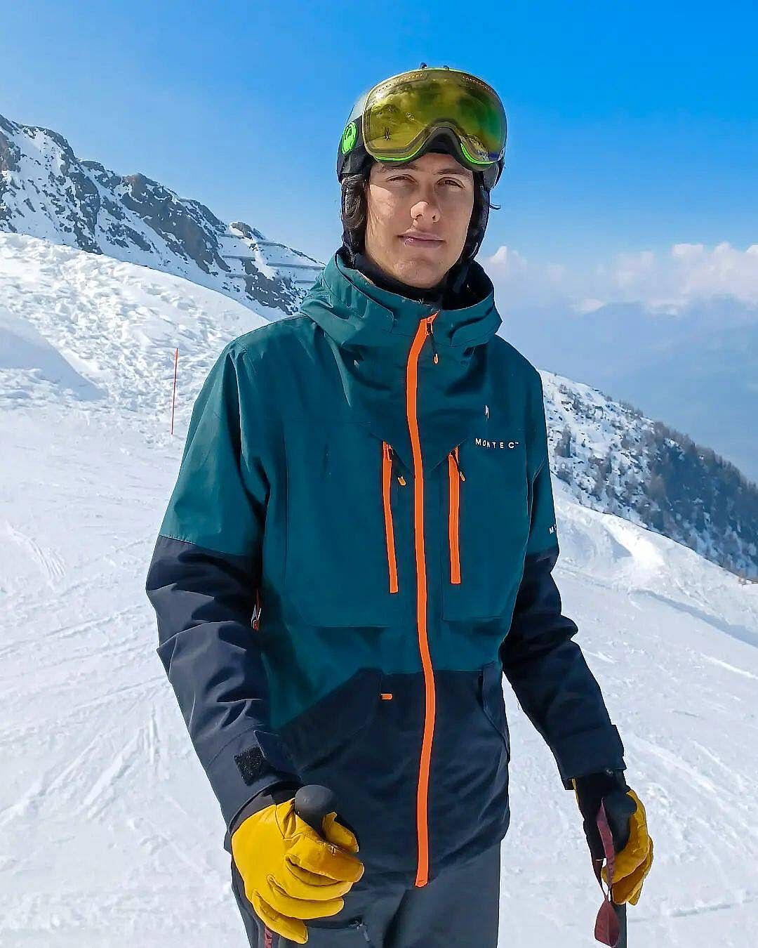 Montec Fenix Snowboard Jacket Men Dark Atlantic/Black | Montecwear.com