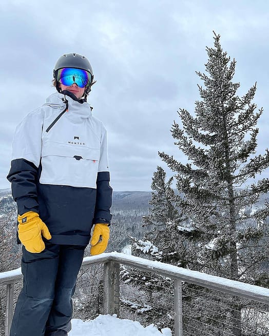 Kunde @parker_nivala in Dune Skijacke Herren Light Grey/Black