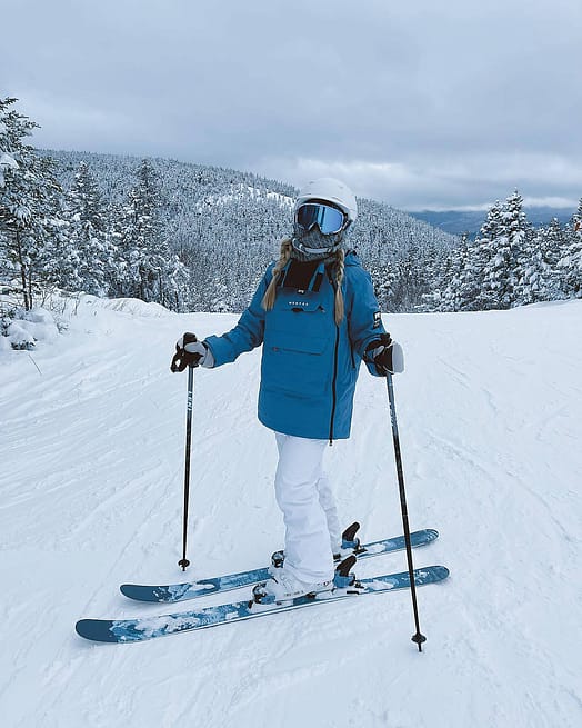 Customer @brimeehann in Doom W Snowboard Jacket Women Blue Steel Renewed