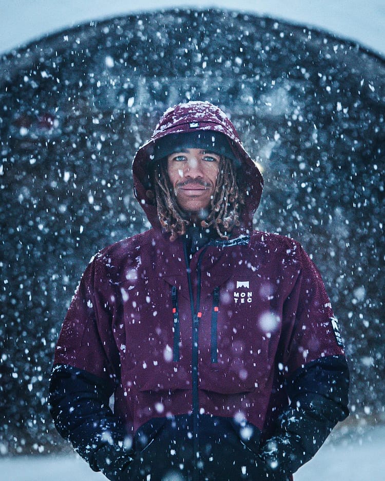 Customer @nickpescetto in Moss 21 Bunda na Snowboard Pánské Burgundy/Black