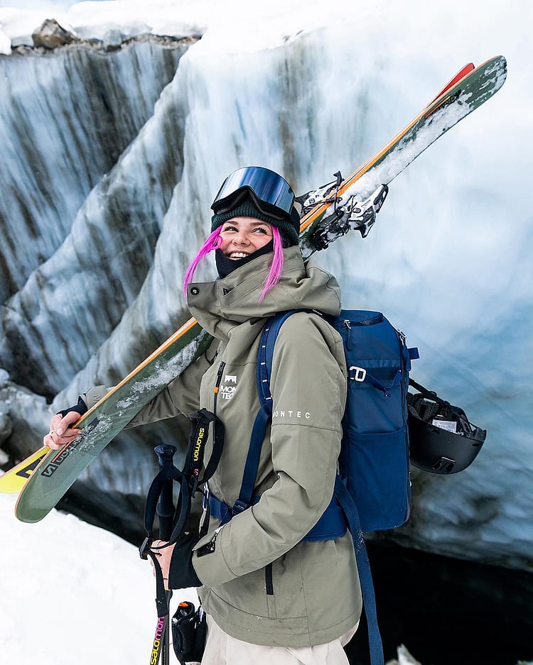 Customer @pyrouu in Fawk W Giacca Snowboard Donna Greenish