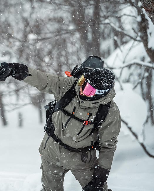 Customer @frozen__fingers in Fawk Ski Jacket Men Dark Atlantic/Black