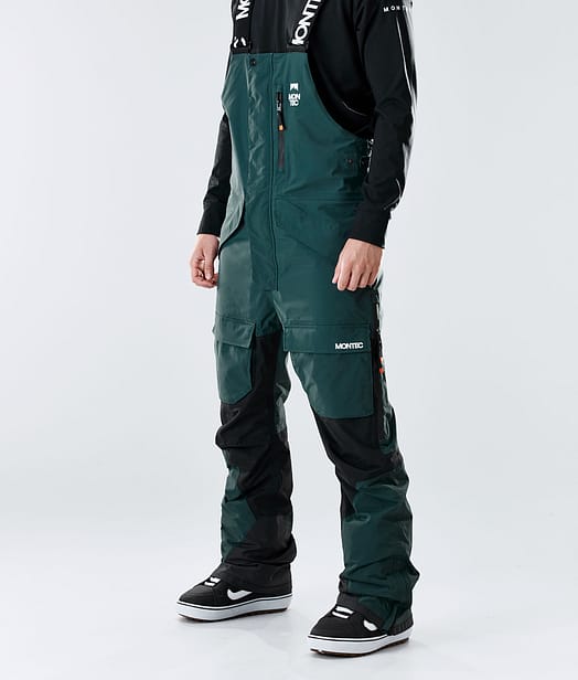 Fawk 2020 Spodnie Snowboardowe Mężczyźni Dark Atlantic/Black