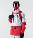 Fawk 2020 Snowboard jas Heren Light Grey/Red