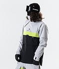 Dune 2020 Snowboard Jacket Men Light Grey/Neon Yellow/Black, Image 1 of 7