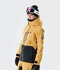 Moss W 2020 Veste Snowboard Femme Yellow/Black Renewed, Image 4 sur 9