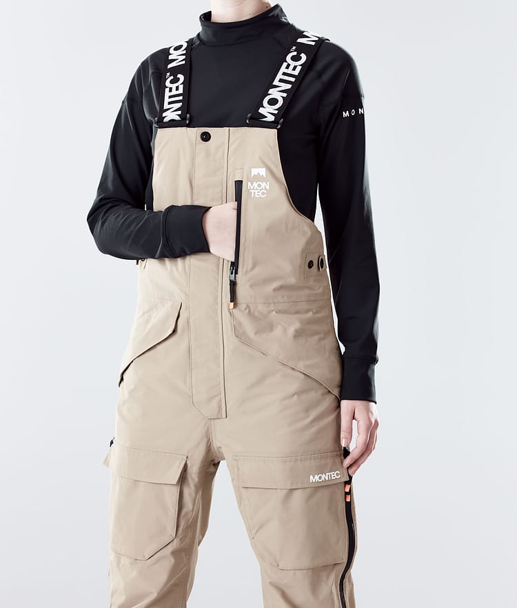 Fawk W 2020 Snowboard Bukser Dame Khaki, Billede 4 af 6