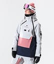 Doom W 2020 Kurtka Snowboardowa Kobiety Light Grey/Pink/Marine