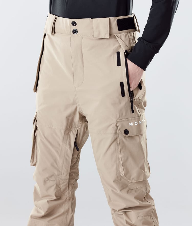 Doom W 2020 Lumilautailuhousut Naiset Khaki, Kuva 4 / 6