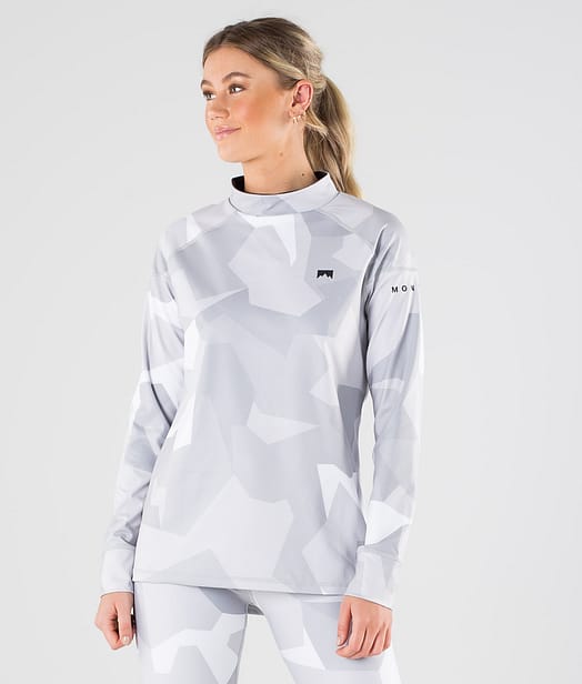 Zulu W Base Layer Top Women Snow Camo