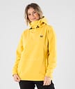 Delta W 2020 Fleece-hoodie Dame Yellow