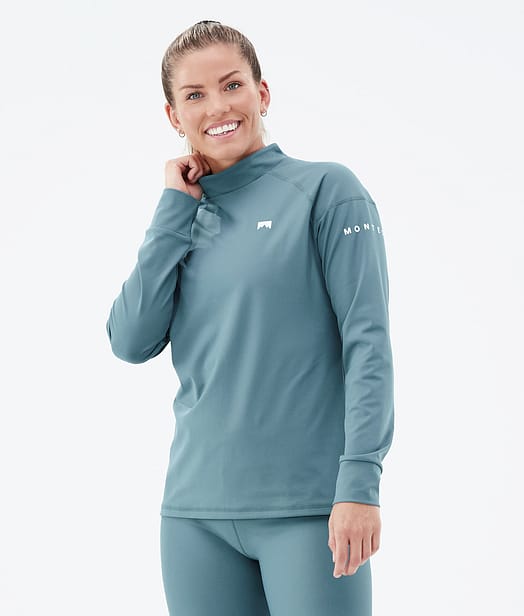 Zulu W Base Layer Top Women Atlantic