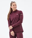 Zulu W Top Termiczny Kobiety Burgundy
